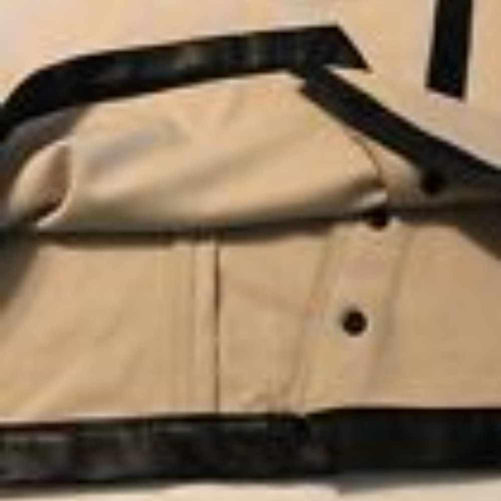 Calvin Klein Women's Dress Tan & Black Faux Leather Accents Size 12 - Picture 9 of 11